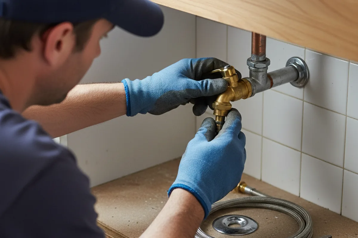 Shutoff valve and fitting work during Repiping in Empire